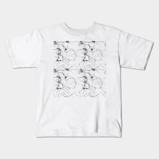 Monochrome broken glass Kids T-Shirt